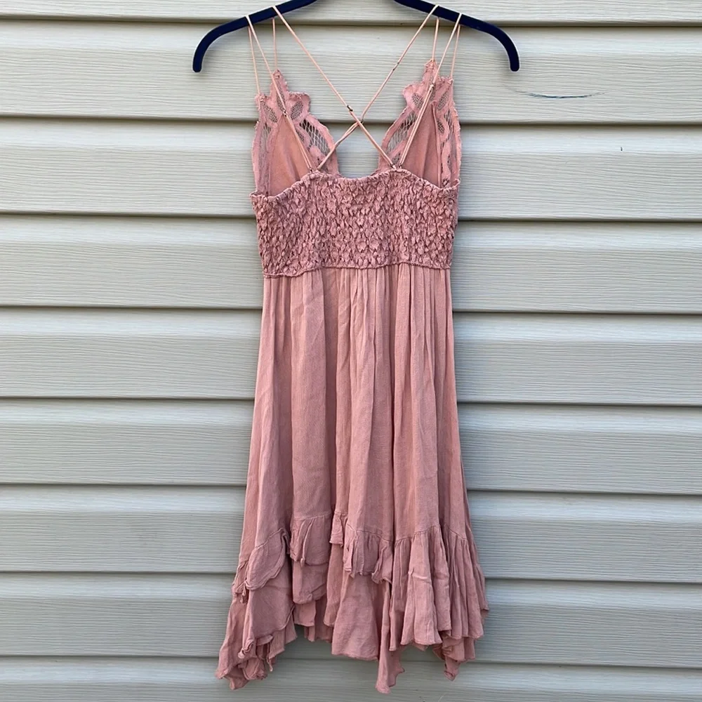 Free People Mauve One Adella Slip Dress